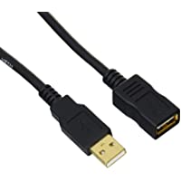 Amazon Basics - Cable alargador USB 2.0 tipo A macho a tipo A hembra (2 m)